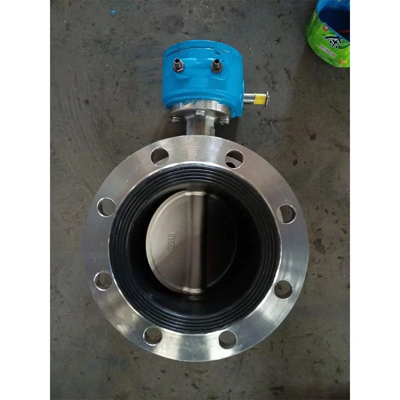 Asam alkali katup kupu-kupu-kupu-kupu flange khusus