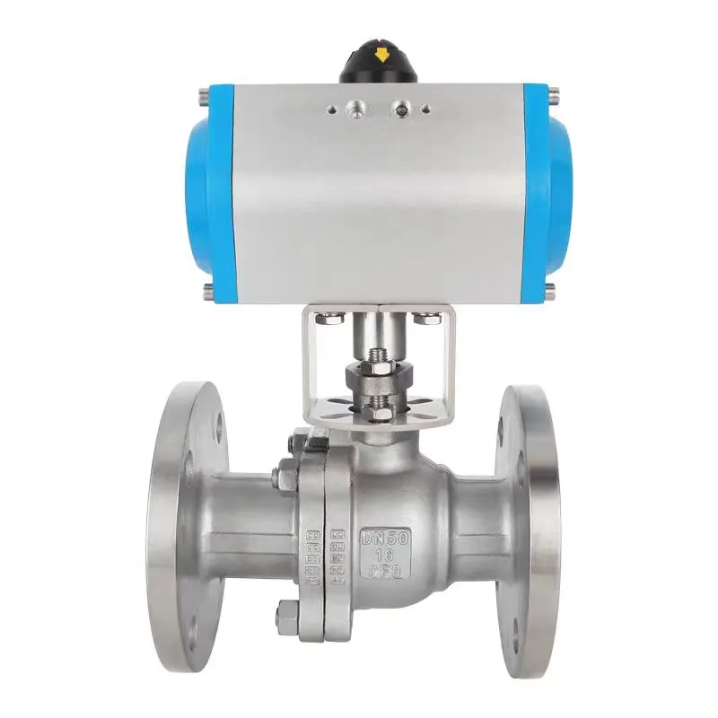 PneAmatic Stainless Steel Flange Ball Valve Ball