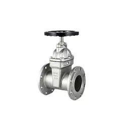 Baja tahan karat ndhelikake katup gapura flange alus